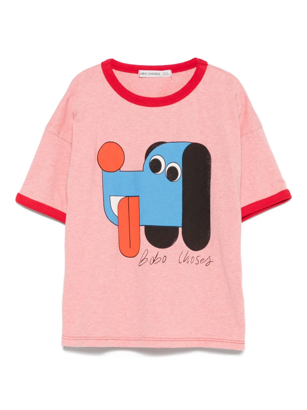 Bobo Choses dog-print T-shirt Rood