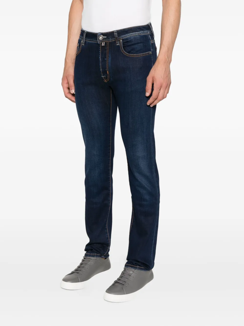 Jacob Cohën Regular-fit jeans met vijf zakken Blauw
