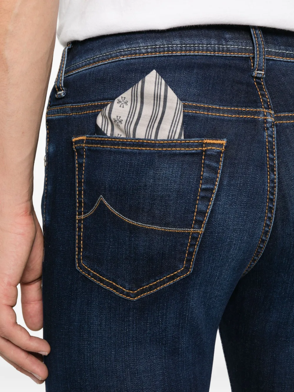 Jacob Cohën Regular-fit jeans met vijf zakken Blauw