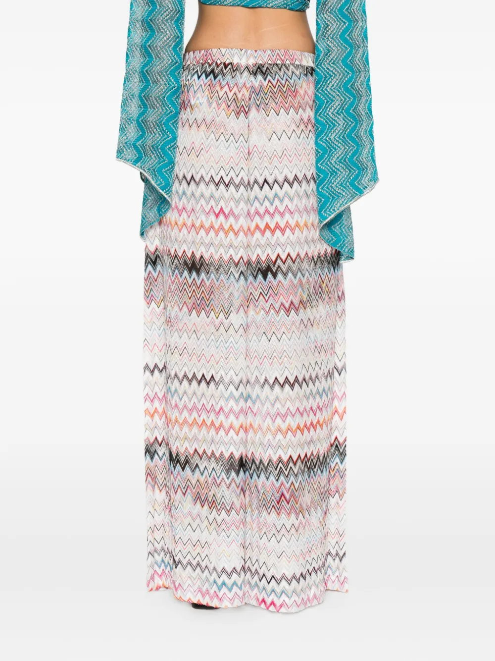 Missoni Broek met zigzag-patroon Beige