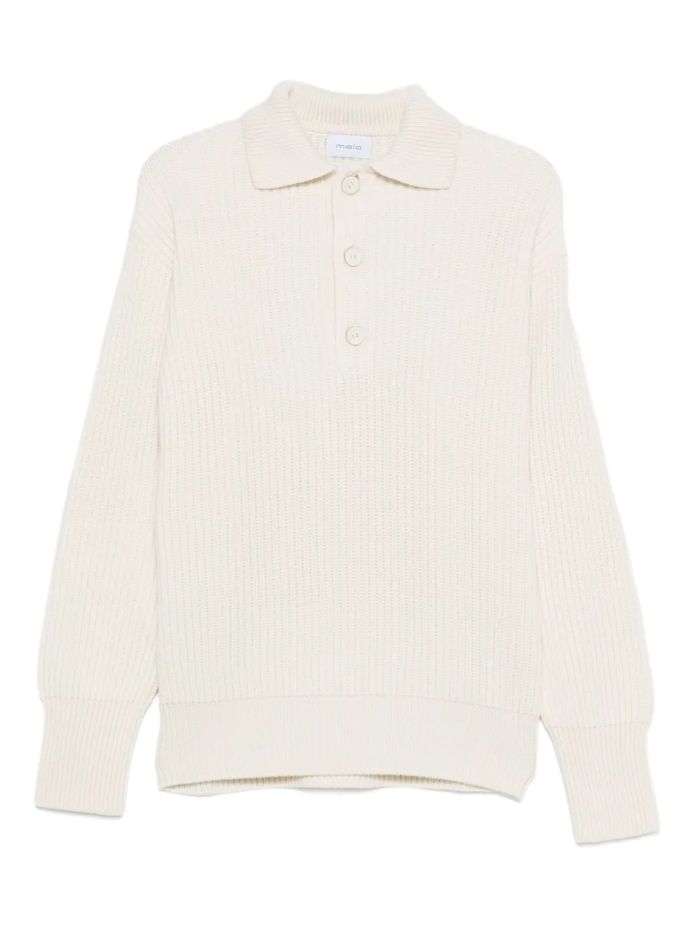 Malo polo-neck cashmere sweater - ニュートラル Malo polo-neck cashmere sweater - ニュートラル