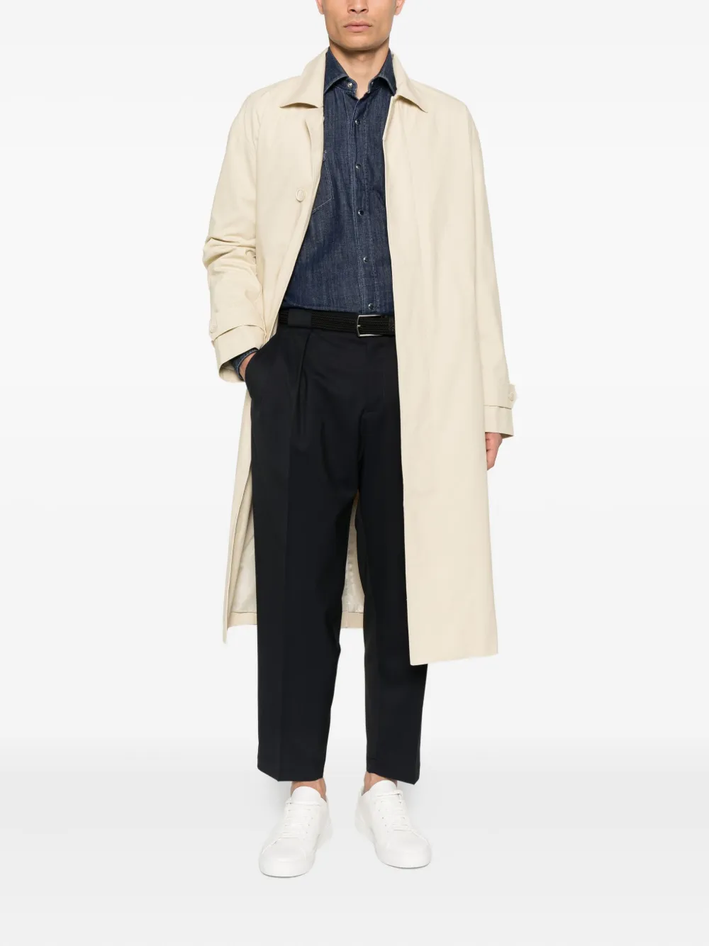 Barba Napoli Mare flap-pockets denim shirt | Image 2