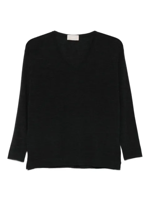 Drumohr v-neck three-quarter sleeve top