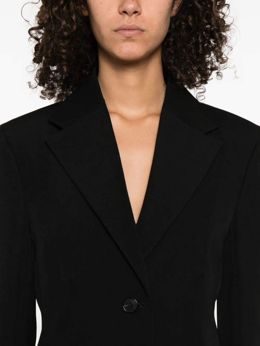 Givenchy Single Breasted Jacket In Wool In Black