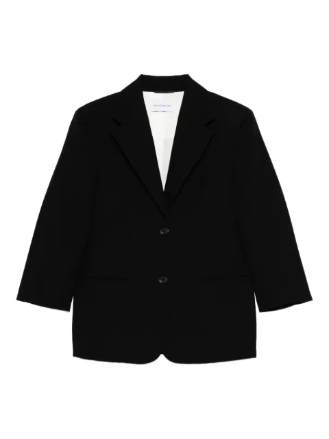 Givenchy three-button notched-lapel jacket