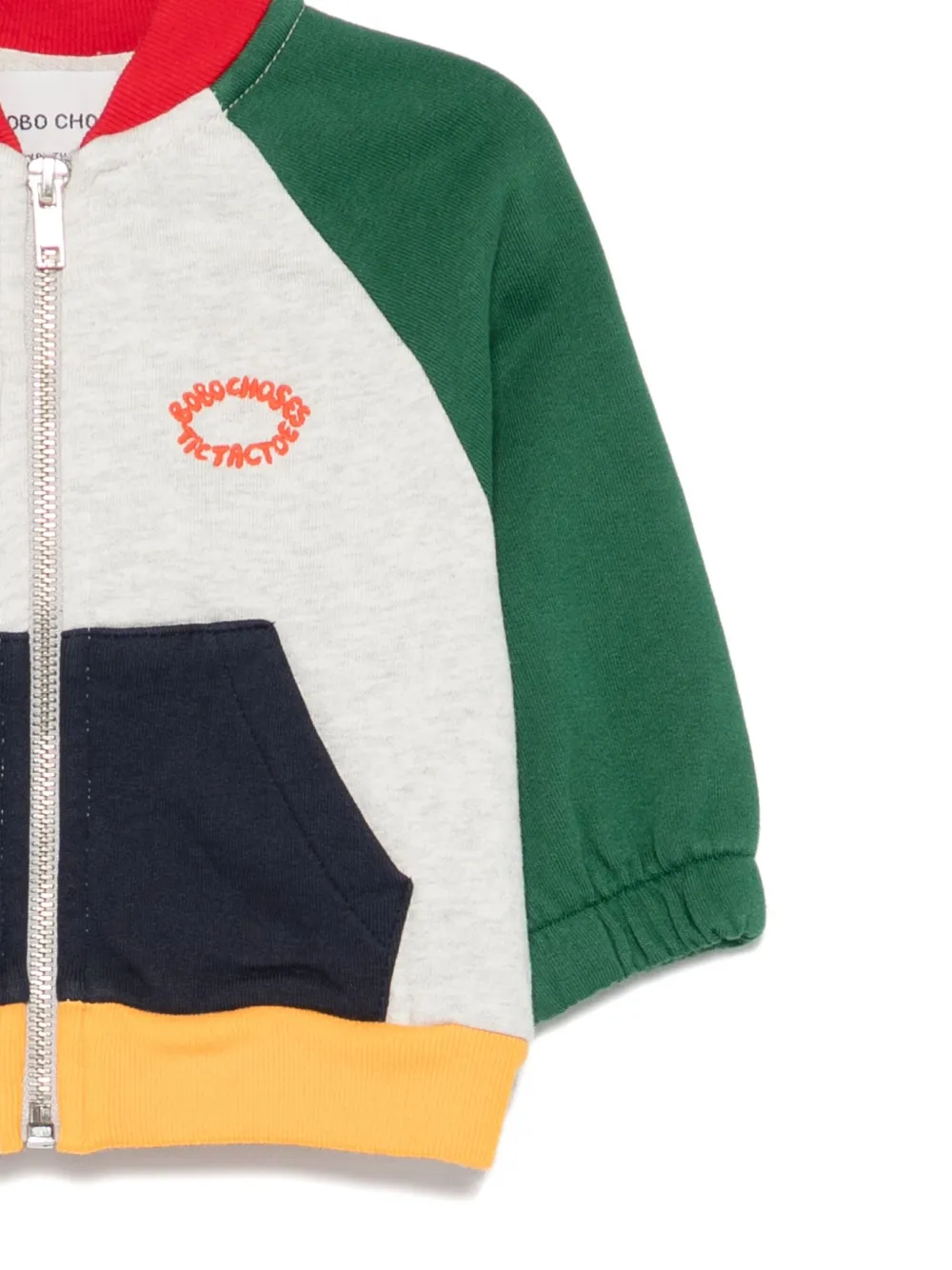 Bobo Choses Sweater met rits Grijs