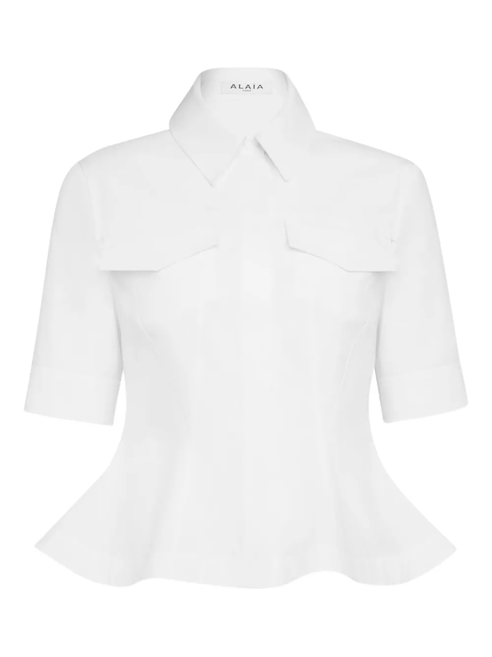 Alaïa short-sleeve shirt | White | Image 1