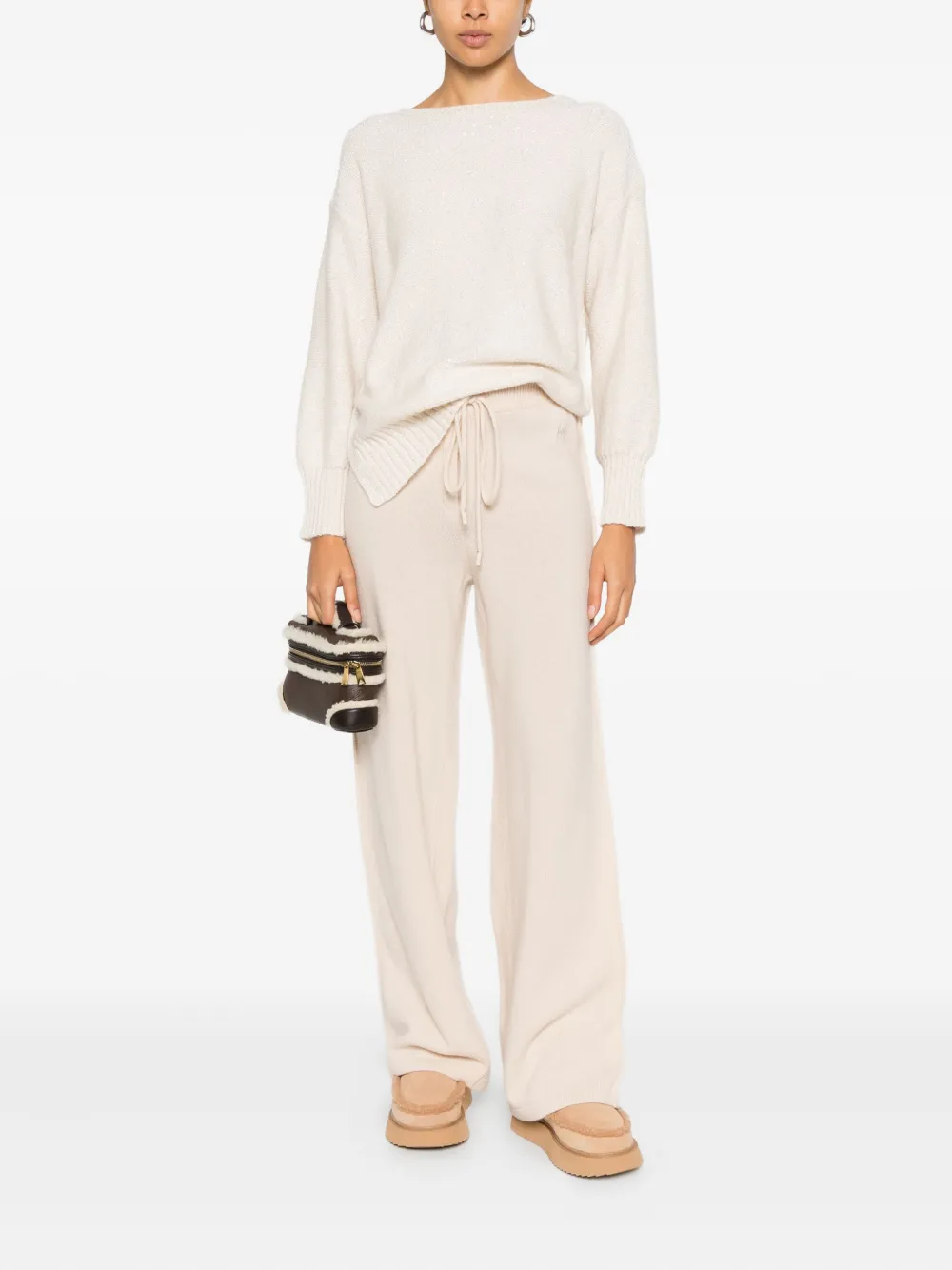 MONOCHROME Ennio sequin crewneck sweater | Knitted Tops | Image 2