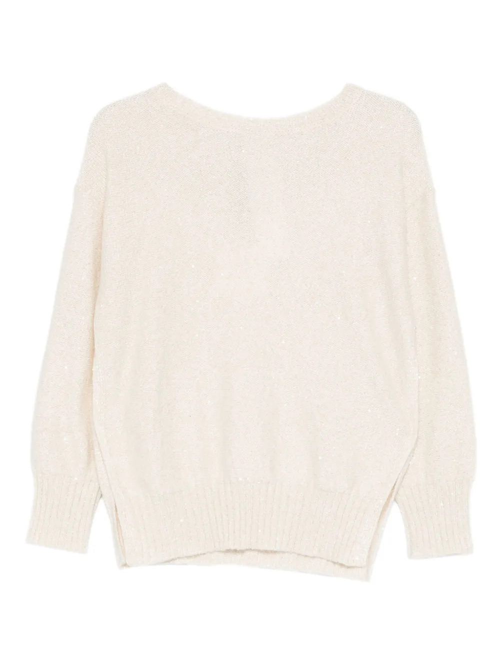 MONOCHROME Ennio sequin crewneck sweater | Neutrals | Image 1