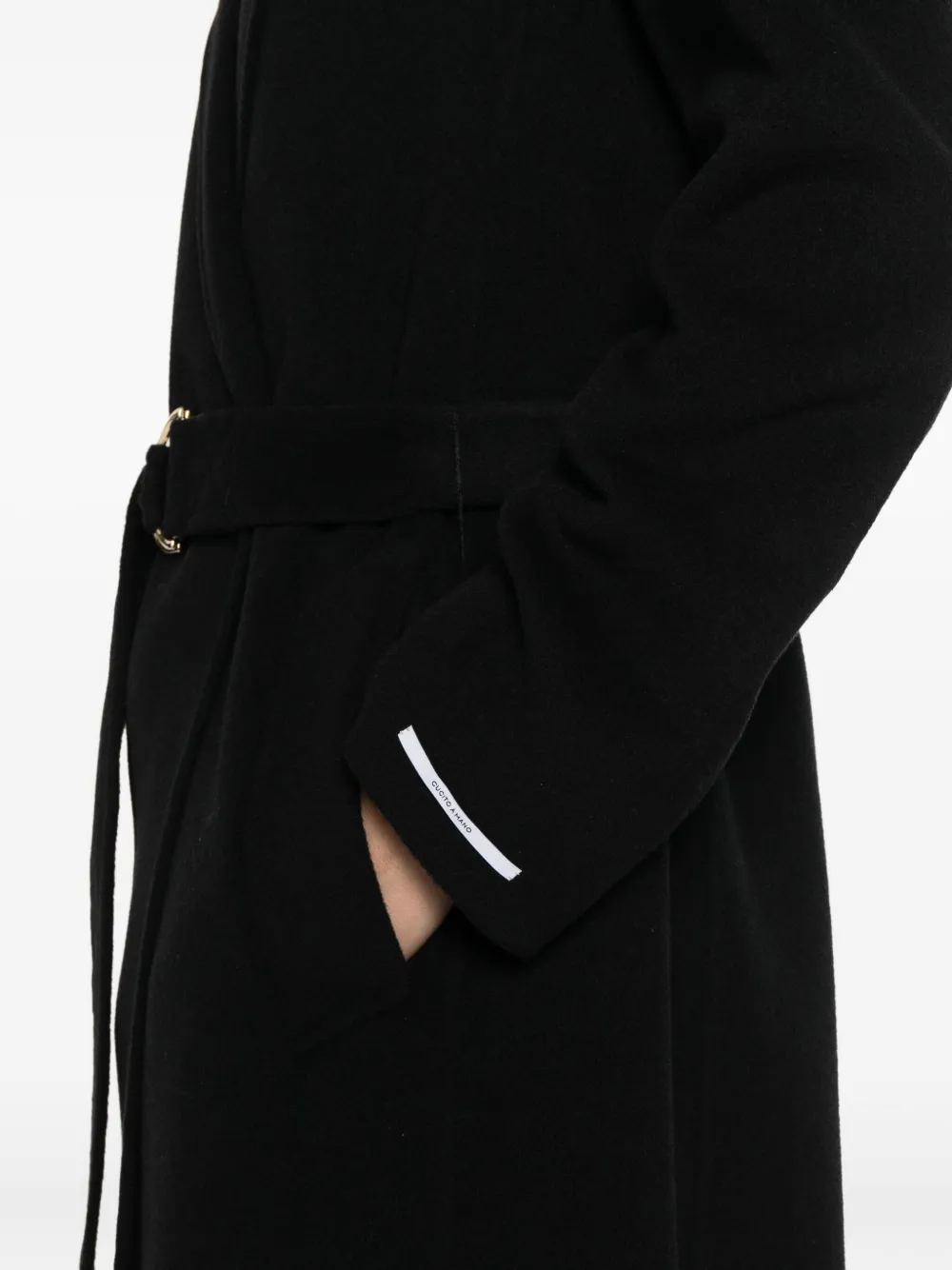 Marella Jas met ceintuur Zwart