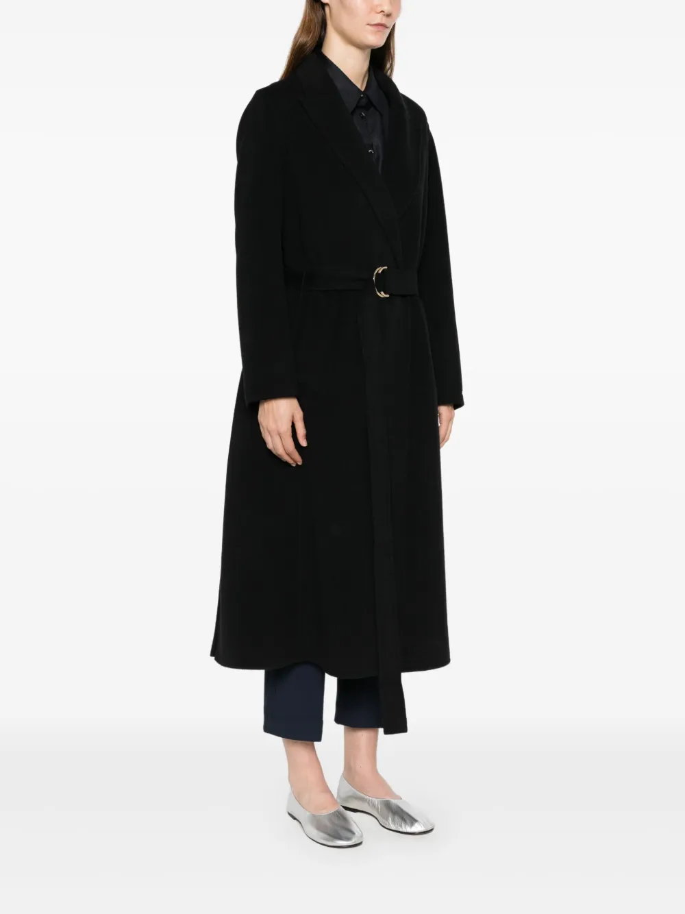 Marella Jas met ceintuur Zwart