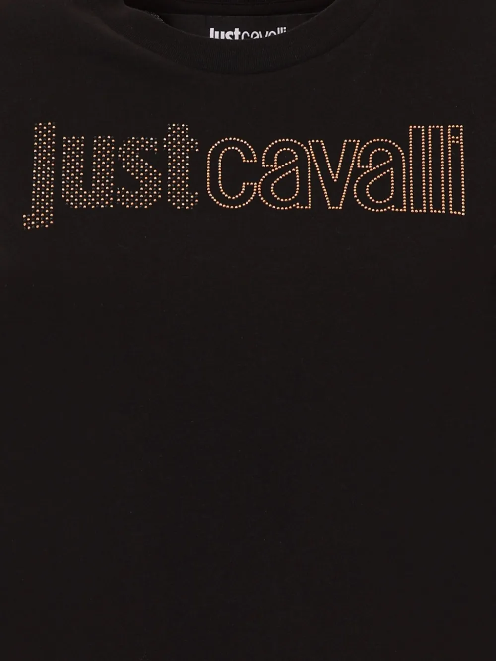 Just Cavalli logo-embellished T-shirt Zwart