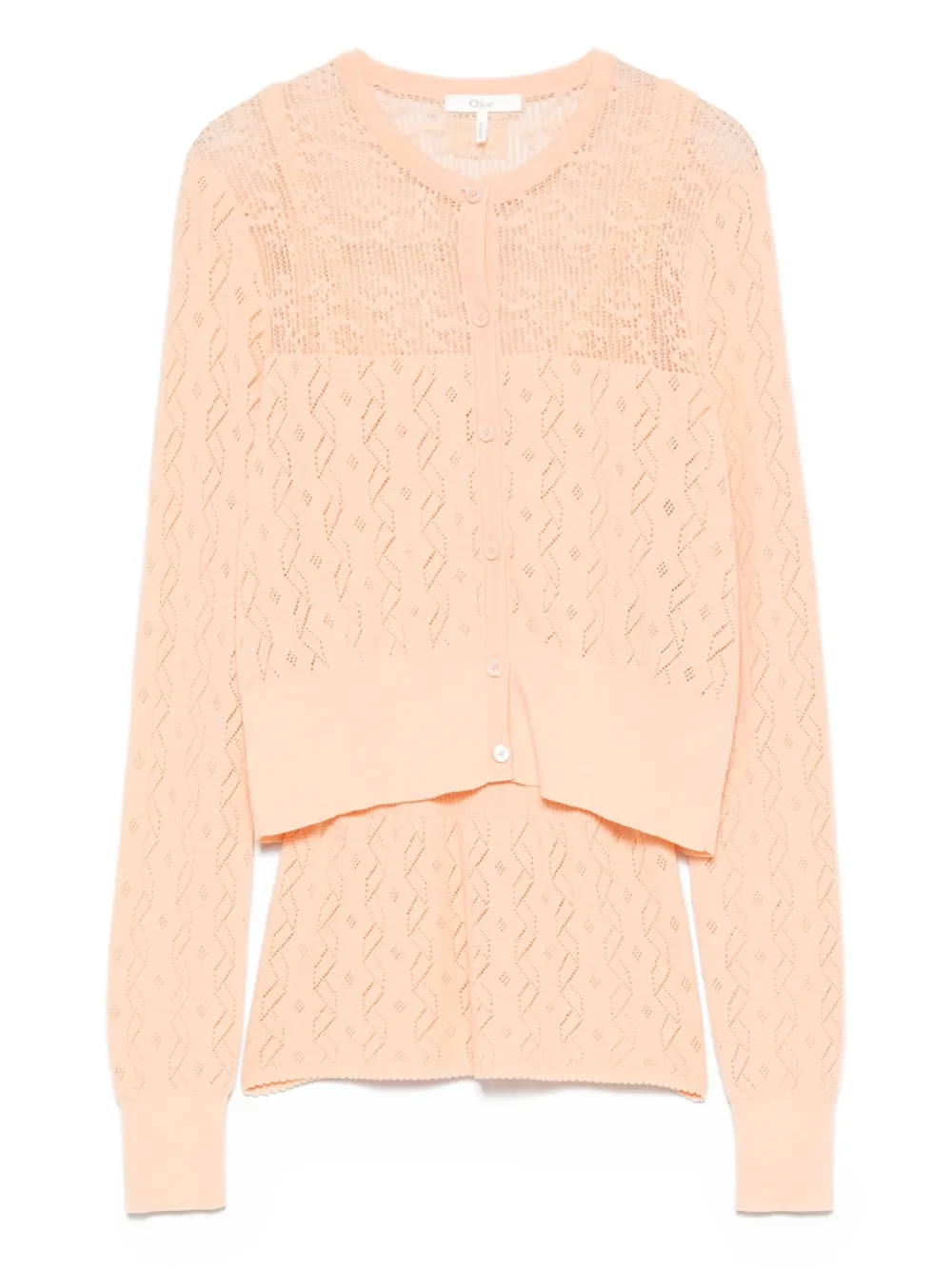 Chloé Katoenen vest en top Oranje