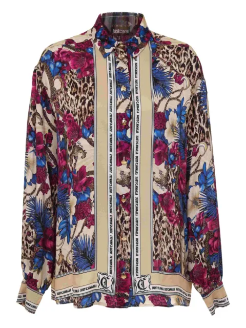 Just Cavalli floral-print shirt