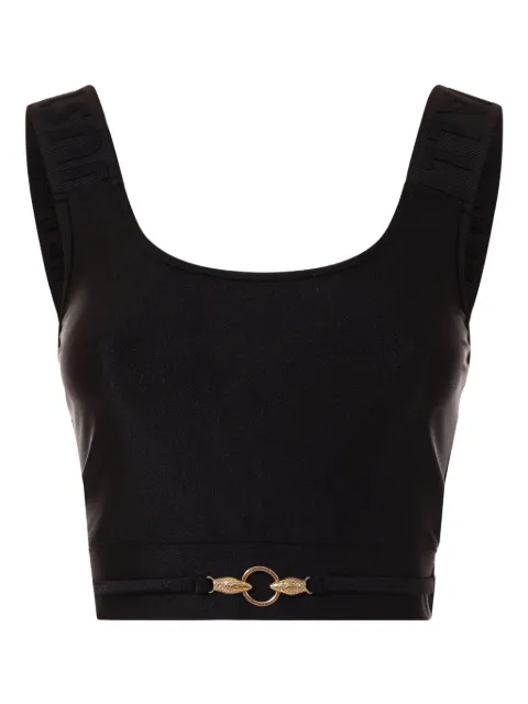 Just Cavalli logo-strap cropped top
