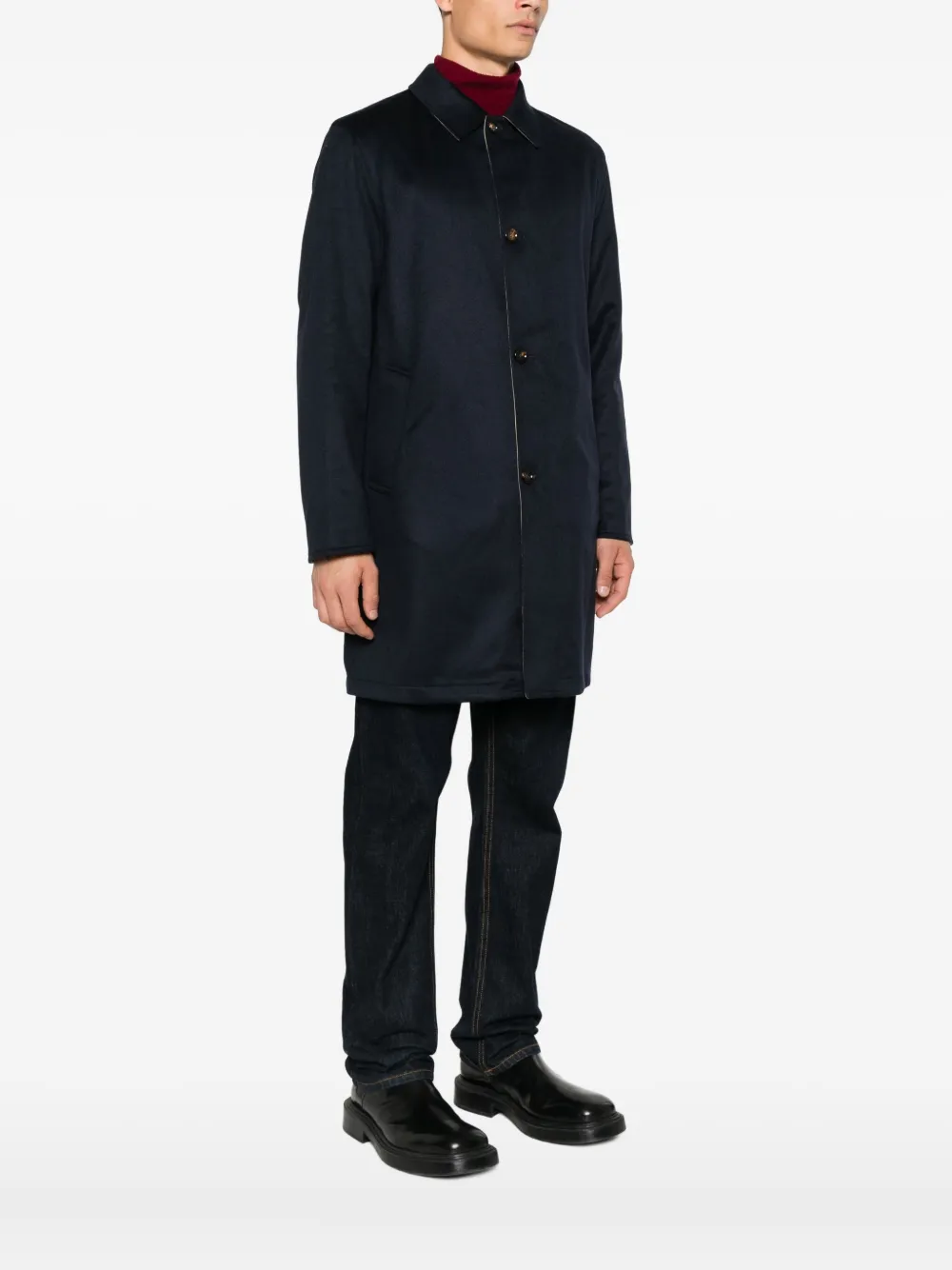 Kired Kasjmier jas Blauw