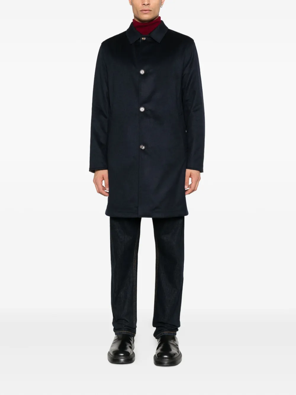 Kired Kasjmier jas Blauw
