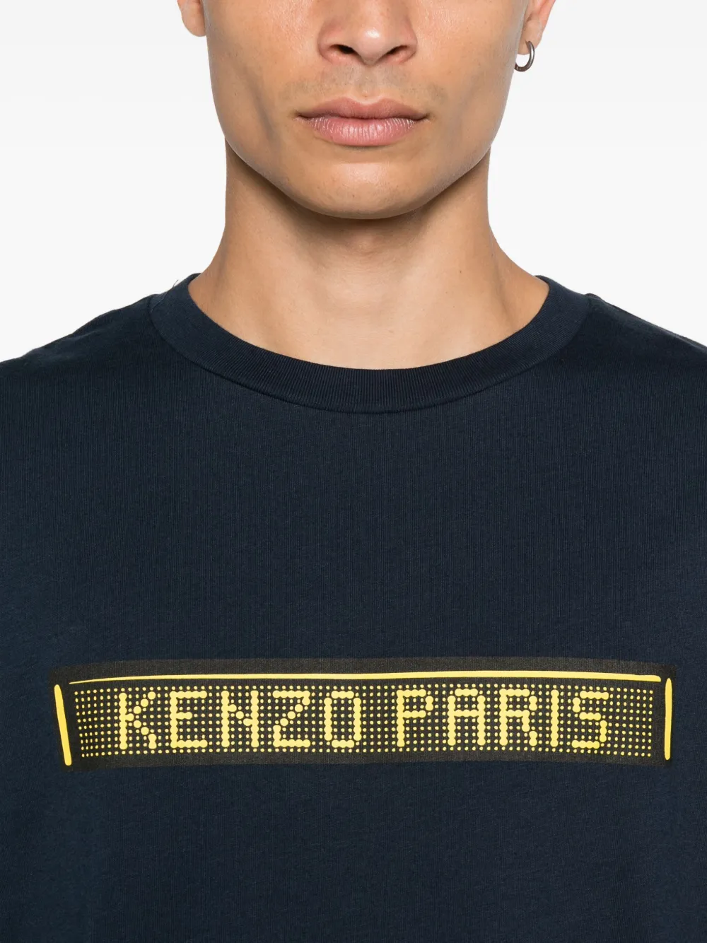 Kenzo T-shirt met digitale print Blauw