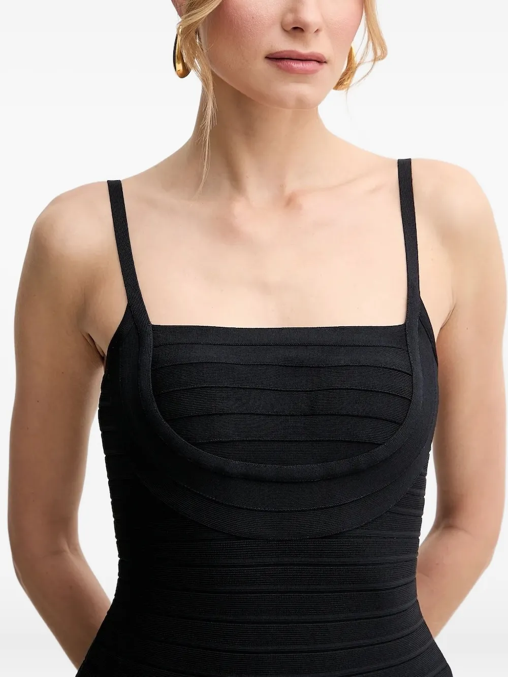 Hervé Léger Mini-jurk Blauw