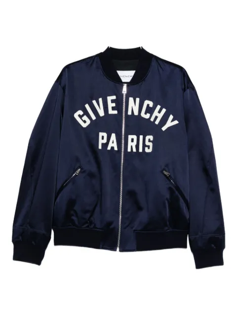Givenchy logo bomber jacket