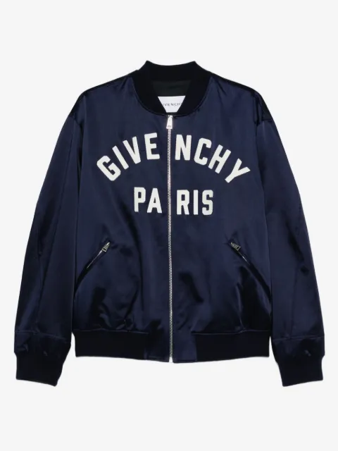Givenchy Jaqueta bomber com logo