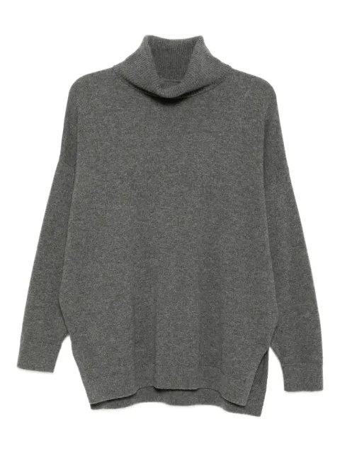 N.Peal longline roll-neck jumper