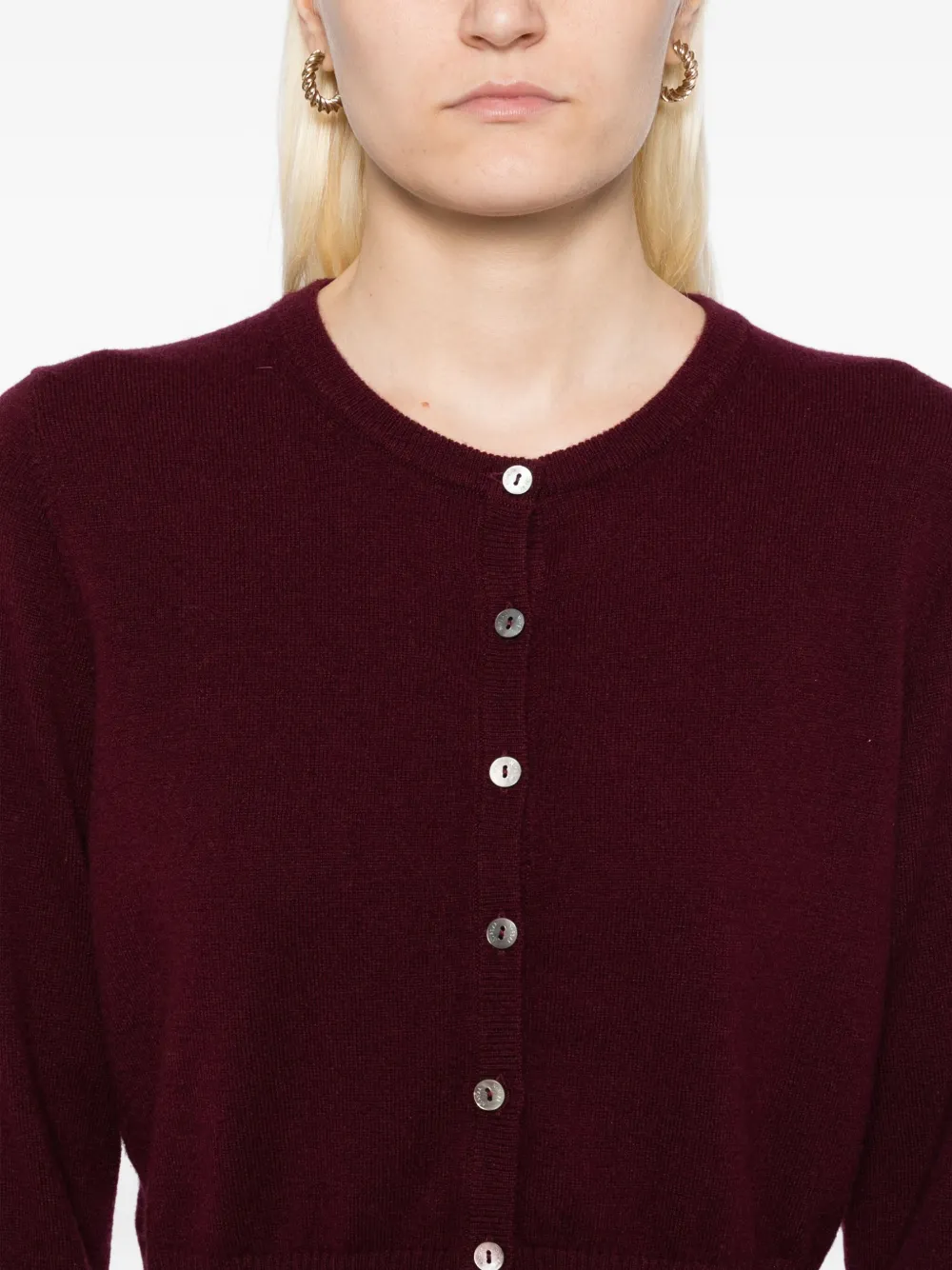 N.Peal Ivy vest Rood