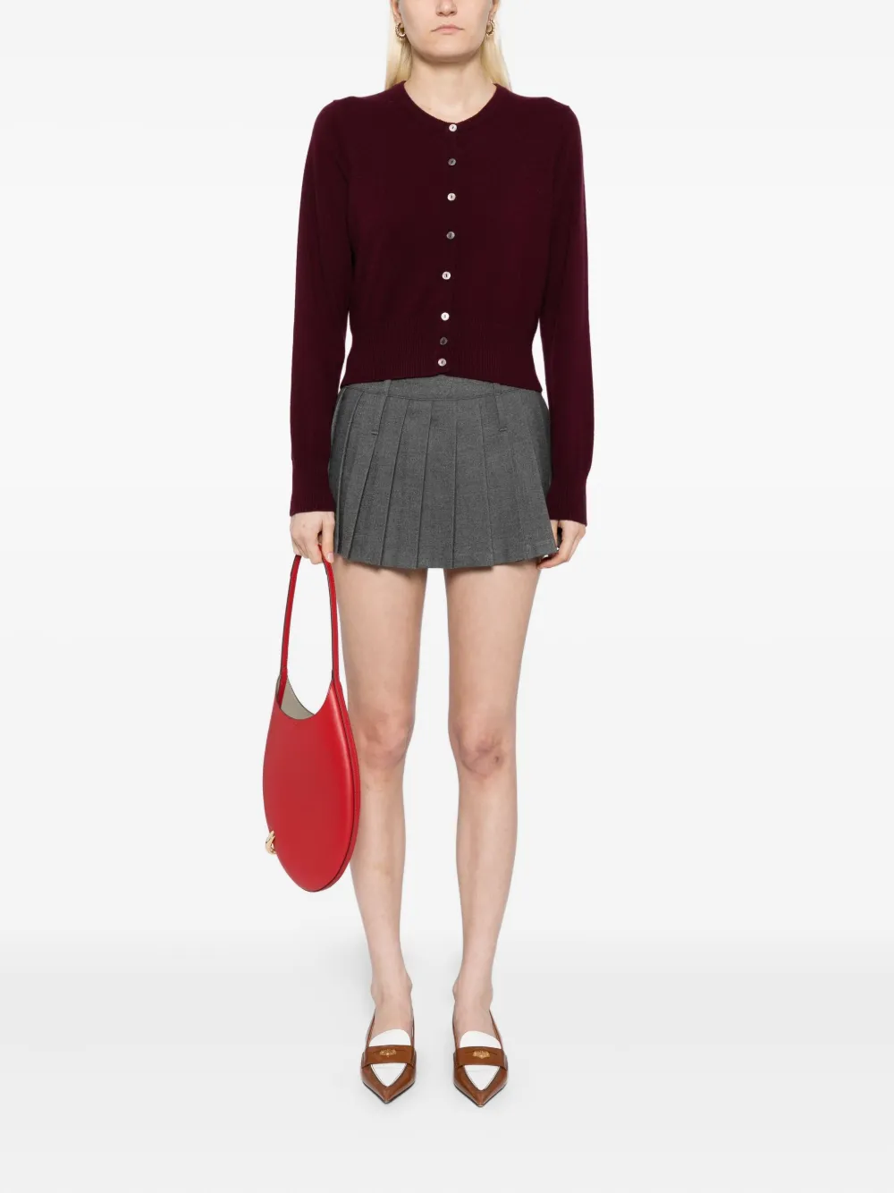 N.Peal Ivy vest Rood