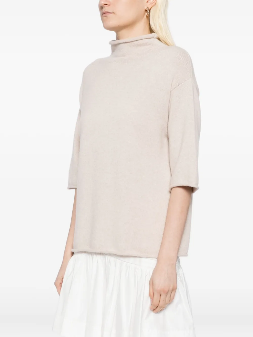 N.Peal Gebreide top Beige