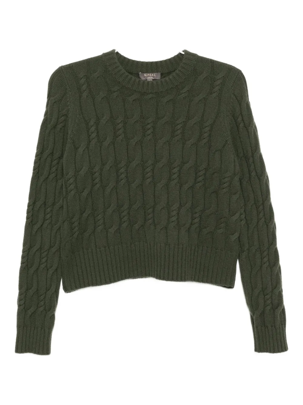 N.Peal Maglione in cashmere - Verde