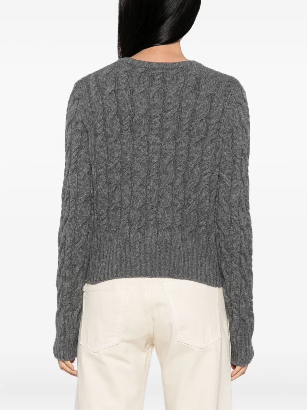 N.Peal Kasjmier vest Grijs