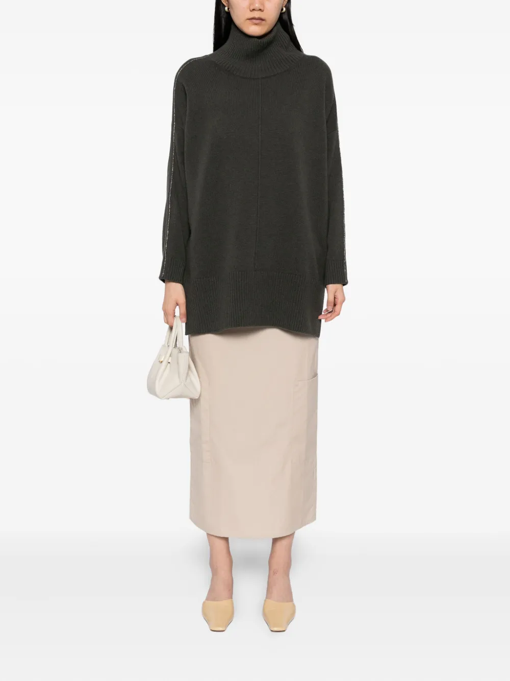 N.Peal stud-embellished jumper | Knitted Sweaters | Image 2