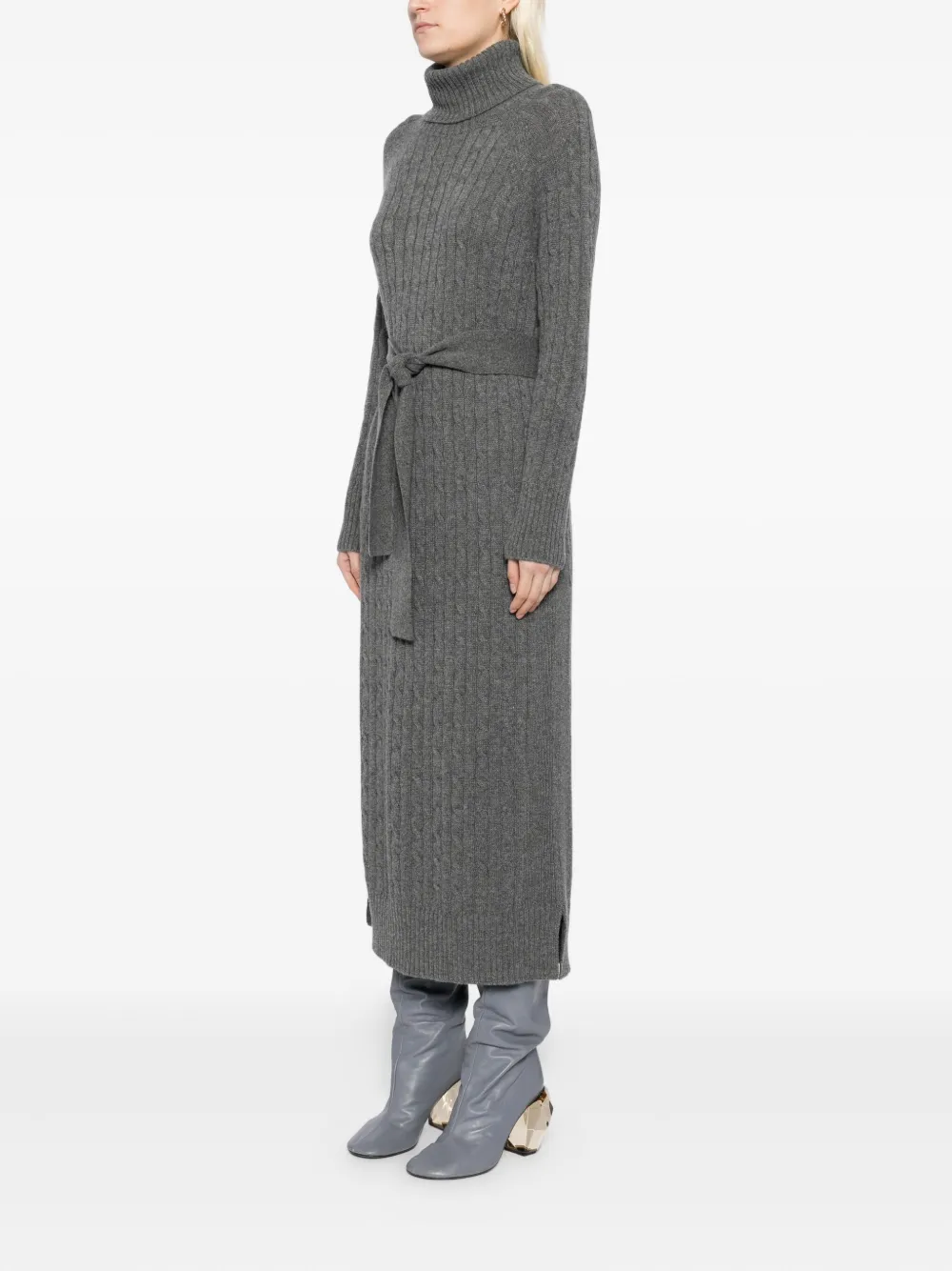 N.Peal Maxi-jurk Grijs