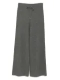 N.Peal honeycomb knit trousers - Grey
