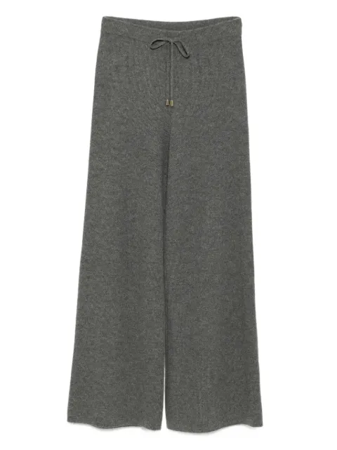 N.Peal honeycomb knit trousers