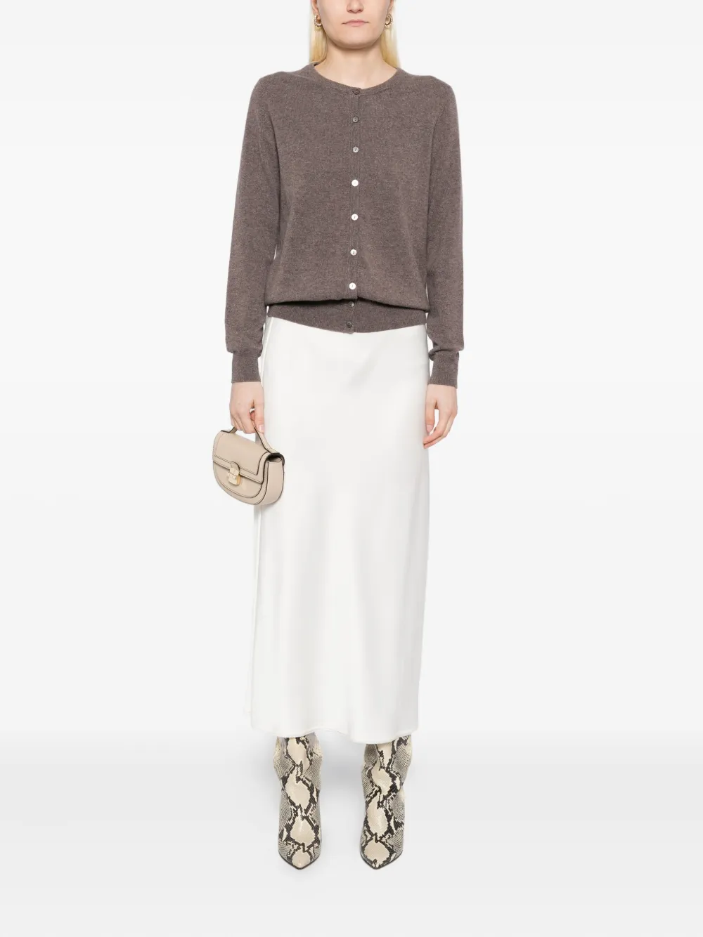 N.Peal Olivia vest Bruin