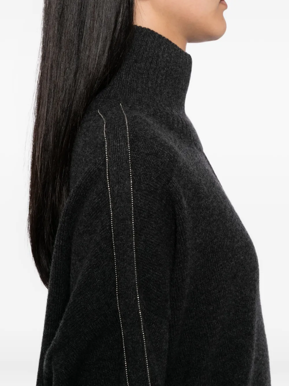 N.Peal Kasjmier trui Grijs