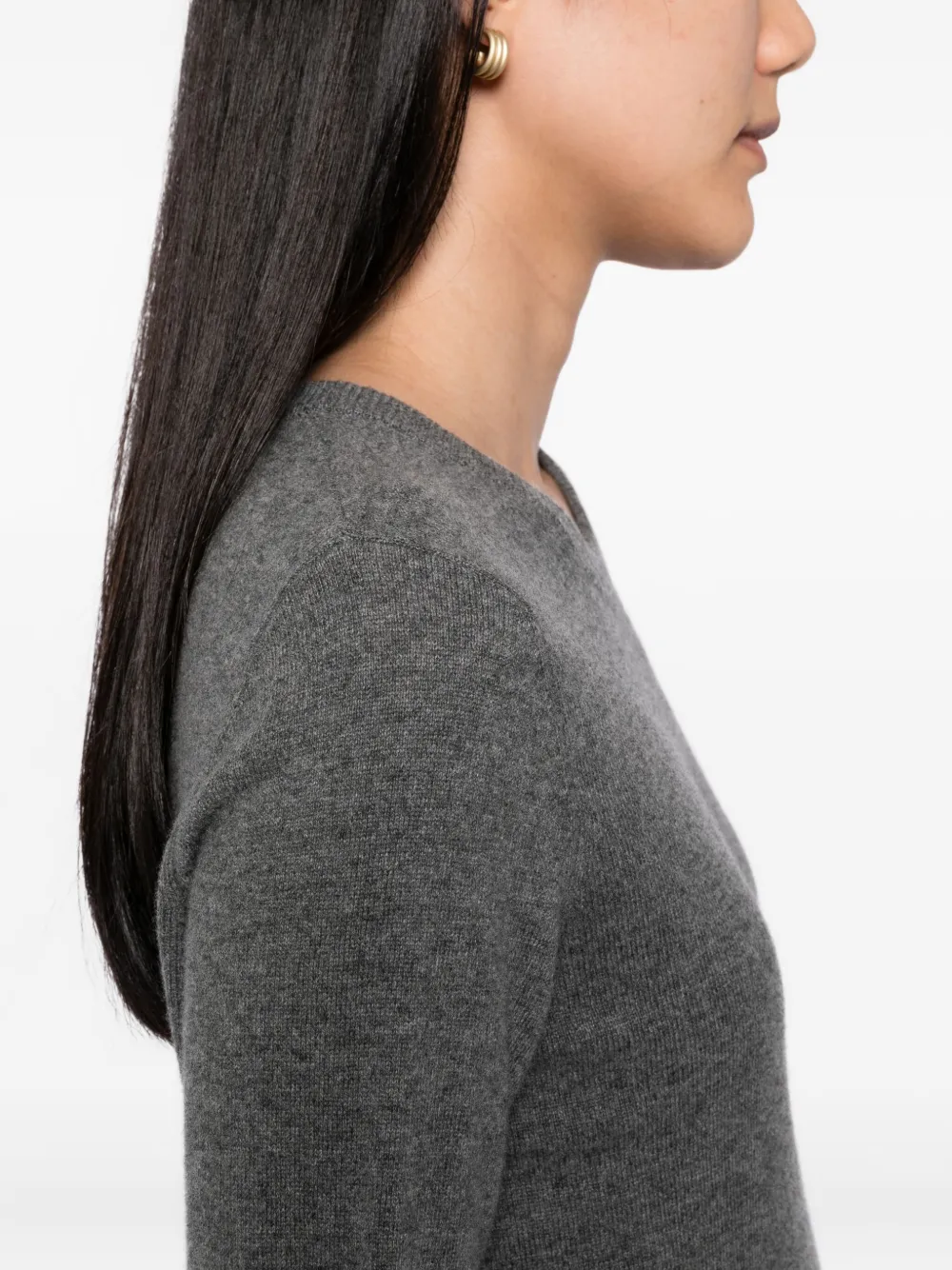 N.Peal Evie klassieke trui Grijs