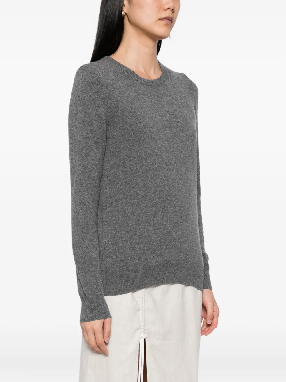N.Peal Evie klassieke trui Grijs
