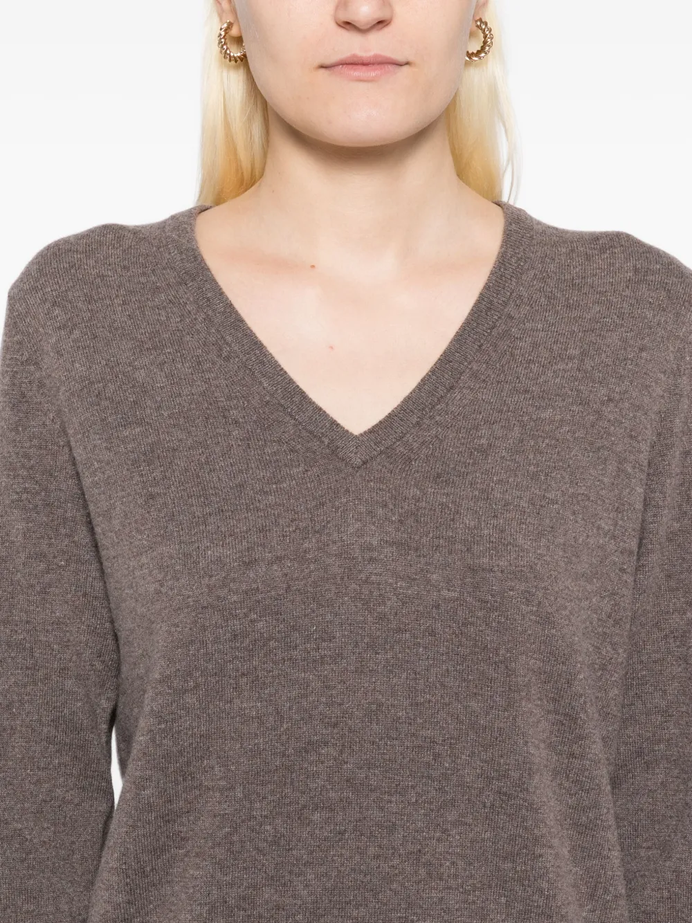 N.Peal Phoebe trui Bruin