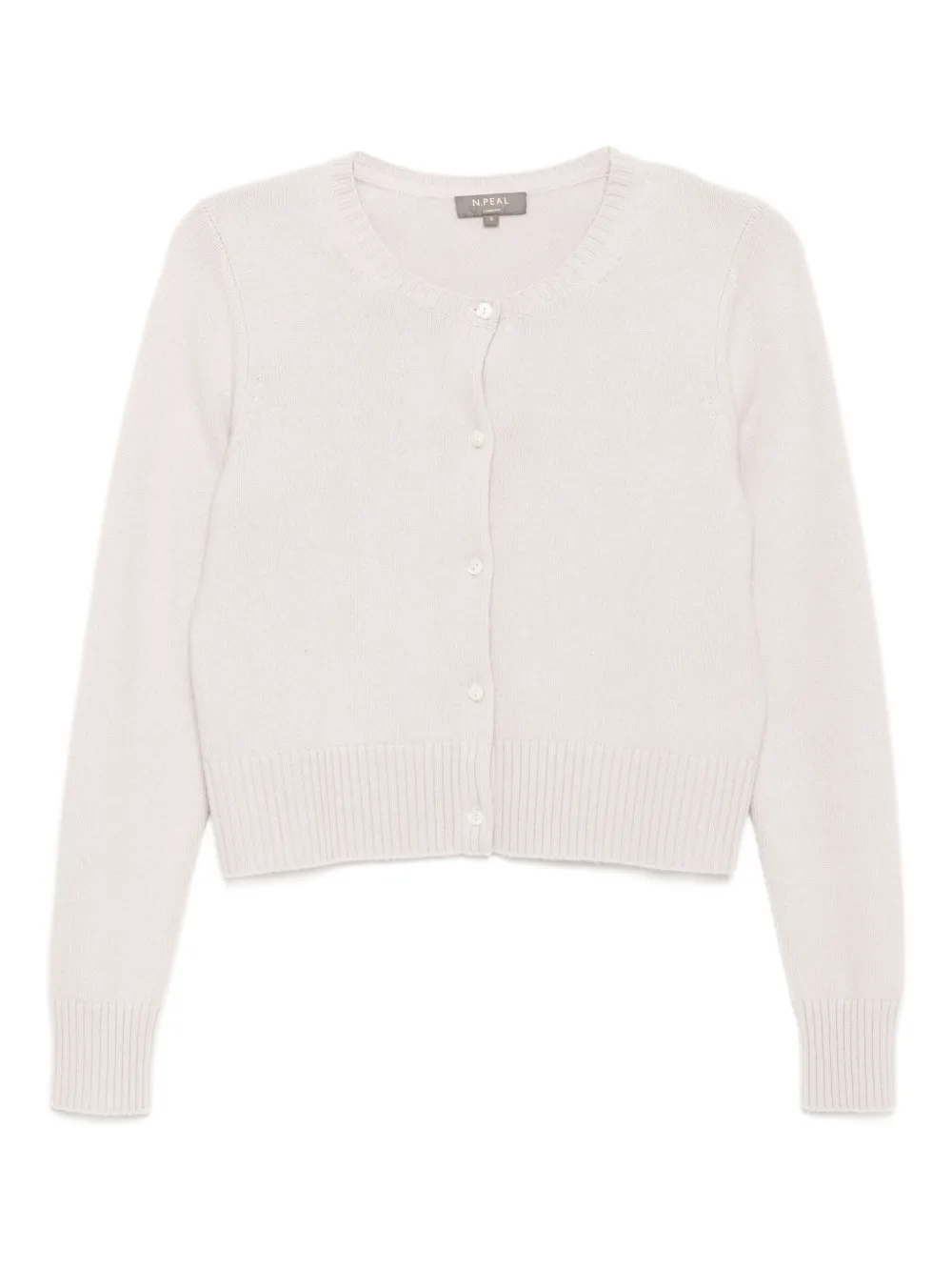 N.Peal Chunky cropped vest Grijs