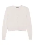 N.Peal Chunky Crop cardigan - Grey