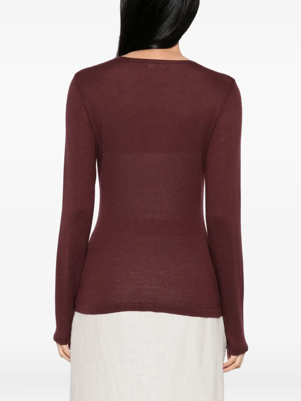 N.Peal Eden trui Rood