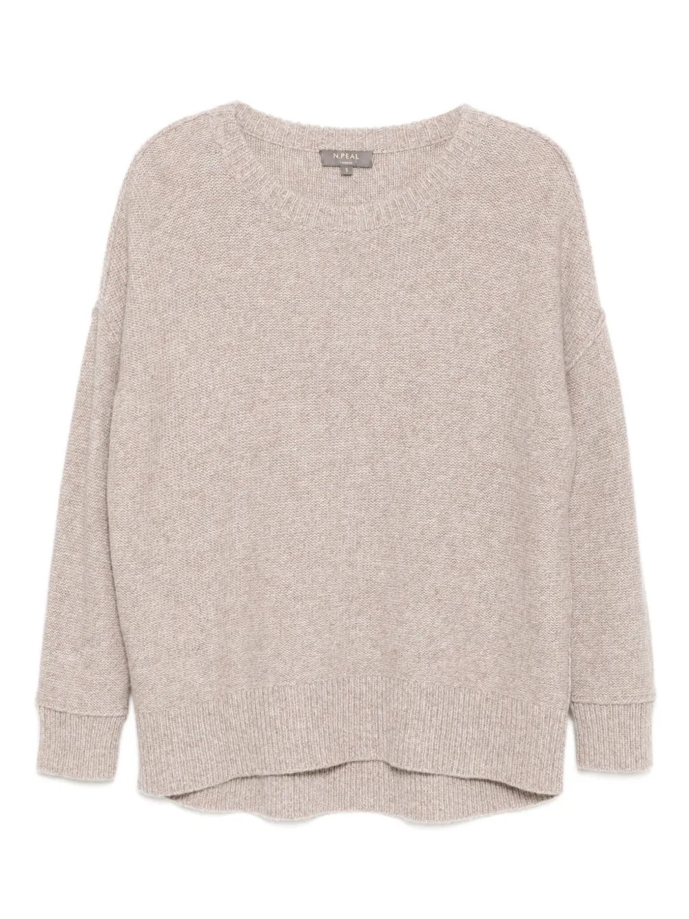 N.Peal Trui met ronde hals Beige