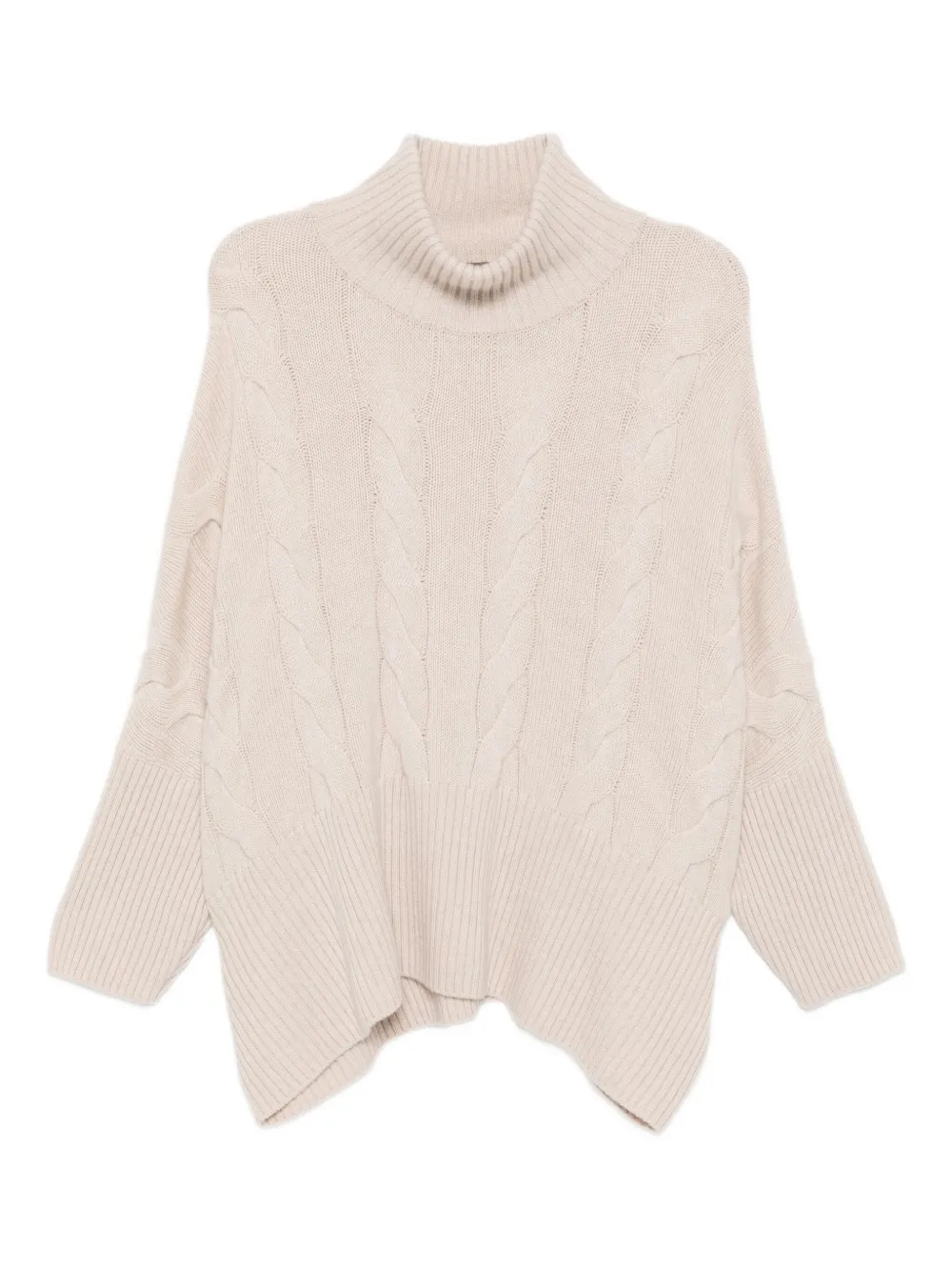 N.Peal Maglione Cable - Toni neutri