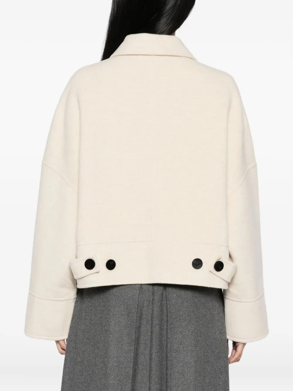 N.Peal Cash Short jack Beige