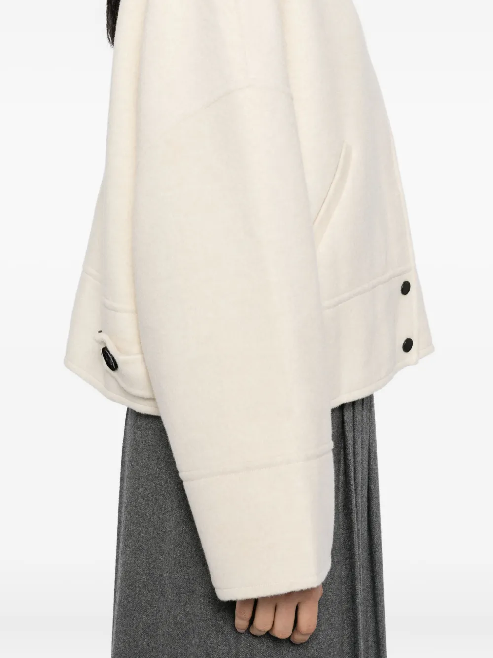 N.Peal Cash Short jack Beige