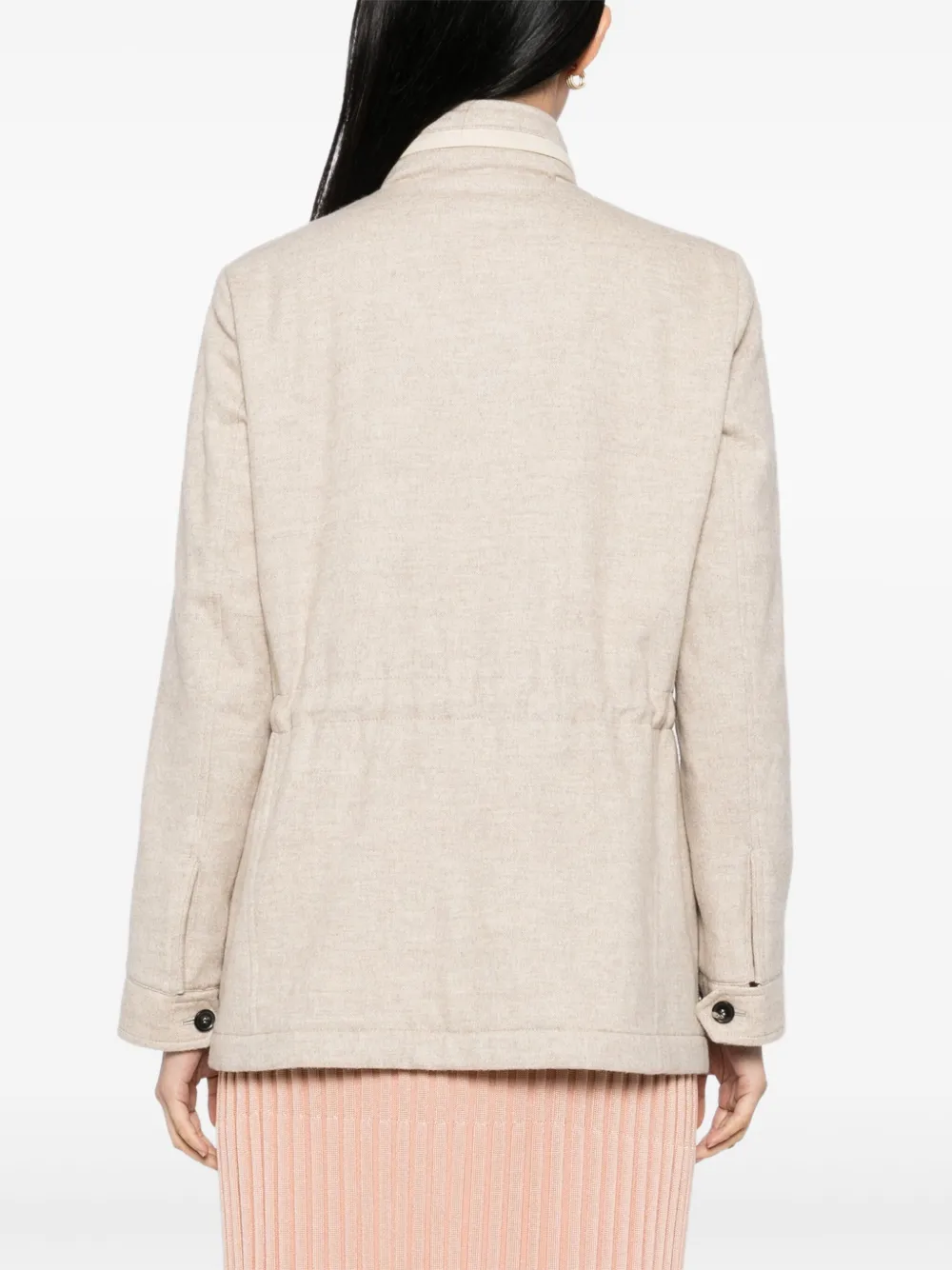 N.Peal Avola Herringbone jack Beige