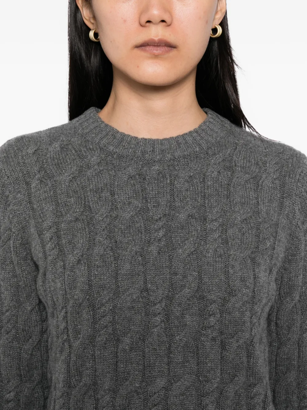 N.Peal Kasjmier trui Grijs