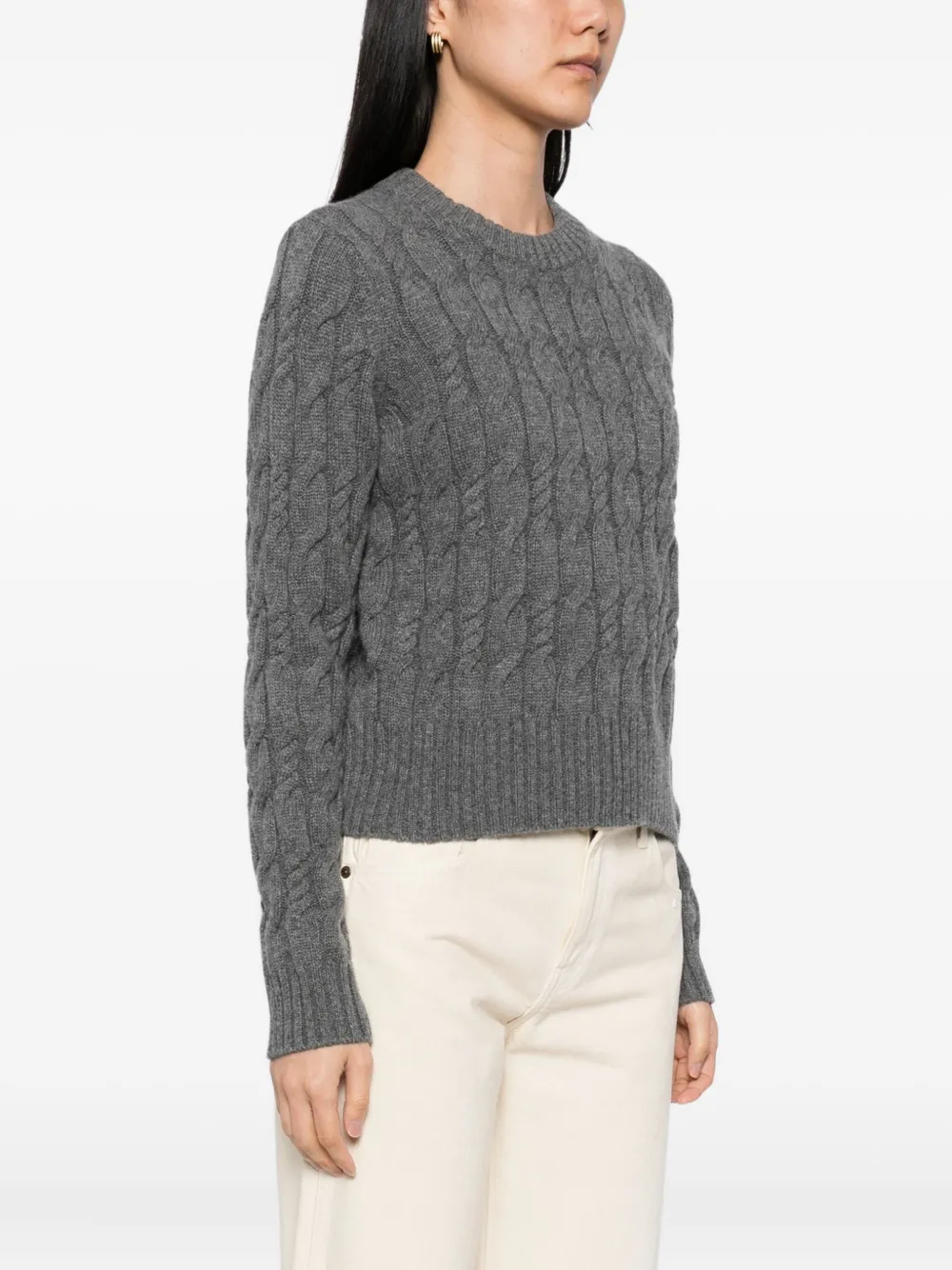 N.Peal Kasjmier trui Grijs